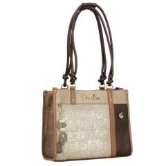 ANEKKE Mala de Ombro Alças Compridas Amphora Taupe | Ref. 280.42712-182