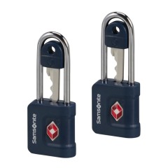 SAMSONITE Conjunto Cadeados com Chave TSA TA Revolution Azul | Ref. 92.155578-1549