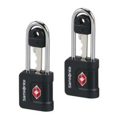 SAMSONITE Conjunto Cadeados com Chave TSA TA Revolution Preto | Ref. 92.155578-1041