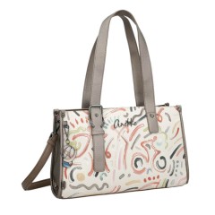 ANEKKE Mala de Ombro Alças Compridas Olympia Bege | Ref. 280.42742-424