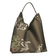 ANEKKE Mala de Ombro Gigante Gaia Castanho Metálico | Ref. 280.42872-408