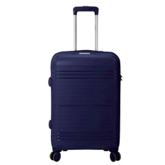 BENZI Mala de Viagem / Trolley Médio 67cm 4R BZ5749 Azul Escuro | Ref. 288.BZ5749AEB