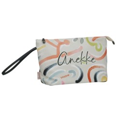 ANEKKE Bolsa / Necessaire Grande Olympia Bege / Azul | Ref. 280.42474-322