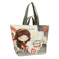 ANEKKE Saco de Praia Médio Muse Bege | Ref. 280.42474-211