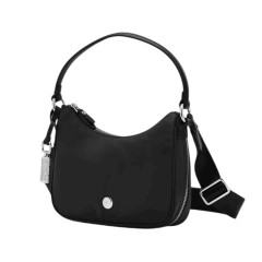 SAMSONITE Mini Bolsa de Tiracolo Hobo Exp Karissa Evo Preta | Ref. 92.155836-1041
