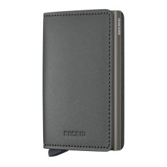 Carteira SECRID Slimwallet Matte Satin Steel | Ref. 297.SMS-S