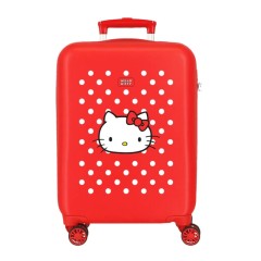 Mala de Cabine / Trolley 50cm 4R HELLO KITTY Castle Vermelha | Ref. 186.4221322