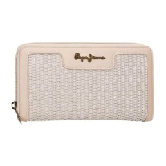 Carteira de Senhora com Fecho PEPE JEANS Clara Bege | Ref. 186.7398541