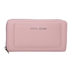 Carteira de Senhora com Fecho PEPE JEANS Paola Rosa Claro | Ref. 186.7448542