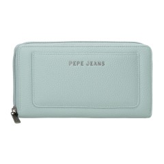 Carteira de Senhora com Fecho PEPE JEANS Paola Verde Turquesa | Ref. 186.7448541