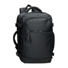 Mochila/Pasta para Portátil 15.6" Adapt. PEPE JEANS Dorking Preta | Ref. 186.7462841