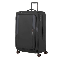 SAMSONITE Mala Viagem / Trolley Grande 78cm 4R Exp Glazed Preta | Ref. 92.159767-1041