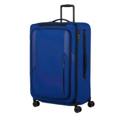 SAMSONITE Mala Viagem / Trolley Grande 78cm 4R Exp Glazed Azul | Ref. 92.159767-1324