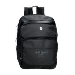 Mochila para Computador 13.3" Adap. 2C PEPE JEANS Berwick Preta | Ref. 186.7472041