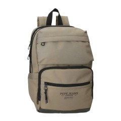 Mochila p/ Portátil 13.3" Adap. 2C PEPE JEANS Waltford Camel | Ref. 186.7272042