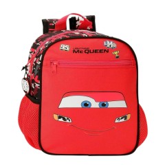 Mochila Pré-Escolar 28cm Adap. CARS McQueen Red Vermelha | Ref. 186.42121F1