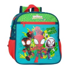 Mochila Pré-Escolar Adap. 28cm SPIDEY Dino-Webs Azul Marinho | Ref. 186.42221F1