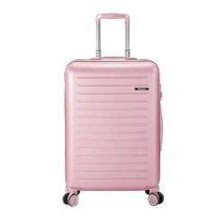 BENZI Mala de Viagem / Trolley Médio 68cm 4R BZ5910 Rosa | Ref. 288.BZ5910RB