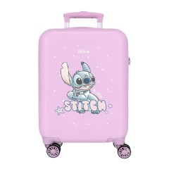 Mala de Cabine / Trolley 50cm 4R STITCH Lovely Lilás | Ref. 186.3161142