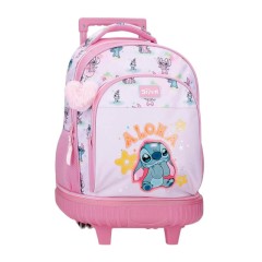 Mochila Escolar Compacta 2R STITCH You & Me Malva | Ref. 186.4352911