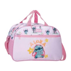 Saco de Viagem 40cm STITCH You & Me Malva | Ref. 186.4353211