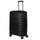 Jaslen Mala/Trolley de Viagem Médio 66cm 4 Rodas Spinner DUBLIN Preto - Ref. 237.16100004B