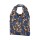 Benzi Saco de Compras Dobrável Preto com Flores Azuis | Ref. 288.BZ5554PFA