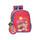 Mochila Pré-Escolar 25cm Patrulha Pata FOREVER FUN Vermelha | Ref. 186.4522021