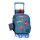 Mochila Infantil Adap. 25cm c/ Carro Spiderman DENIM Azul | Ref. 186.46120T1 Mochila Infantil Adap. 25cm c/ Carro Spiderman DENIM Azul | Ref. 186.46120T1