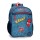Mochila Pré-Escolar Adap. 33cm Spiderman DENIM Azul | Ref. 186.46122D1