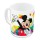 Caneca de Porcelana 325ml Mickey HAPPY SMILES Multicolor | Ref. 248.78121 Caneca de Porcelana 325ml Mickey HAPPY SMILES Multicolor | Ref. 248.78121