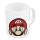 Caneca de Porcelana 325ml Super Mario Branca | Ref. 248.20051 Caneca de Porcelana 325ml Super Mario Branca | Ref. 248.20051