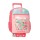 Mochila Pré-Escolar Adap. 33Cm c/ Carro Roll Road MY LITTLE TOWN Rosa | Ref. 186.46522T1