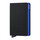 Secrid SLIMWALLET Matte Black & Blue | Ref. 297.SM-BB