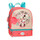 Mochila Pequena 28cm c/ Porta Merendas Minnie LOVIN LIFE Coral | Ref. 186.4722721