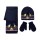 Conjunto de Gorro/Cachecol/Luvas Mickey Mouse Azul Escuro | Ref. 339.VH4024 Conjunto de Gorro/Cachecol/Luvas Mickey Mouse Azul Escuro | Ref. 339.VH4024