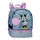 Mochila Pequena 28cm c/ Porta Merendas Minnie STYLE Azul Ganga | Ref. 186.4982721