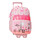 Mochila Pré-Escolar Adap. 33cm c/ Carro Roll Road COFFEE SHOP Rosa | Ref. 186.48421T1