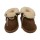 Pantufas de Bebé em Pele de Ovelha N.º 21 Decorpele 11 Castanho | Ref. 180.11-21C