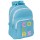 Mochila Escolar Adap. 42cm 2C BENETTON Spring Azul Claro | Ref. 248.612451773 Mochila Escolar Adap. 42cm 2C BENETTON Spring Azul Claro | Ref. 248.612451773