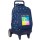 Mochila Grande c/ Rodas Compacta Evolution 45cm BENETTON Cool Azul | Ref. 248.612450218