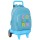 Mochila Compacta 45cm 2R Evolution BENETTON Spring Azul Claro, Modelo: Mochila Compacta Evolution, Cor: Spring