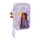 Estojo Escolar Triplo 36 Peças WISH By Disney Lilás | Ref. 248.412368857
