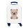 Mala de Cabine 50cm 4R ROLL ROAD Happy Pets my Litte Teddy Branca | Ref. 186.4991341