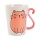 Caneca de Cerâmica iTOTAL Pink Cat Rosa | Ref. 343.XL2390