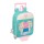 Mochila de Criança 27Cm c/ Carro PEPPA PIG Pretty Flowers Turquesa | Ref. 248.612390280 Mochila de Criança 27Cm c/ Carro PEPPA PIG Pretty Flowers Turquesa | Ref. 248.612390280