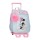 Mochila Pré-Escolar Adap. 28Cm c/ Carro MINNIE Happy Azul Claro | Ref. 186.49221T2
