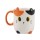 Chávena de Café iTOTAL Gato Laranja (2 unidades) | Ref. 343.XL2520B