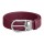 Cinto de Couro Saffiano MONTBLANC Fivela Ferradura 35mm Cassis | Ref. 238.199630 Cinto de Couro Saffiano MONTBLANC Fivela Ferradura 35mm Cassis | Ref. 238.199630