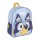 Mochila Infantil Escolar 30cm BLUEY Aplicações Azul | Ref. 2100004867